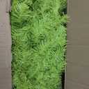 HMASYO 6ft Whimsical Artificial Christmas Tree with 150 LED Timer Lights, Lime Green Bendable Christmas Tree with Ball Ornaments & Metal Base Holiday Decor for Home, Office, Party, Easy Assembly