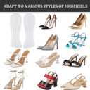 SOPROM Gel Weight Shifting Insoles for High Heels, Invisible Inserts Pads for Women Comfort, Foot Pain Relief, Extend Wear Time (Medium (for US 8-9.5 Women Shoes))