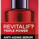 L'Oreal Paris Revitalift Triple Power Anti-Aging Concentrated Face Serum, Hyaluronic Acid and Pro-Xylane, Reduces Wrinkles 1 oz