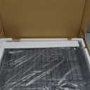 DWANTON Dog Crate Furniture with Cushion, Wooden Kennel Table with Double Doors, Indoor Dog House, Small/Medium/Large Size, 27.2" L, Black