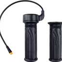 Flylin EBike Throttle Grip, 20X Electric Bicycle Scooter Twist Throttle, with 3 Pin Waterproof Joint, Ebike Handlebar, Conversion Kit Parts(22.2mm/0.87in)