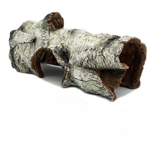 JIHAQUA Aquarium Resin Bark Terrarium Decor, Lizard, Snake or Reptile Hide,Lizard, Spider and Aquarium Fish Hide Cave (Medium Bark A)