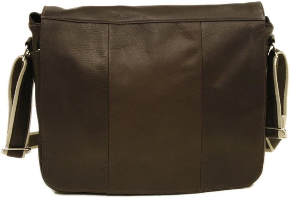 Expandable Messenger Bag, Chocolate, One Size