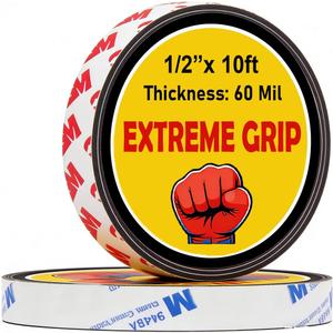 2 Rolls Magnetic Tapes, Flexible Magnet Strips with Adhesive Backing, 10 Feet x 0.5"W Each Roll for DIY, Crafting, and Organizational Projects.