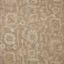 Loloi Chris Loves Julia Dorothea Collection DRT-01 Oak/Natural 2'-3" x 3'-9" Accent Rug Wool Neutral Floral Living Room Bedroom Carpet