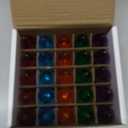 C7 Replacement Bulbs, 25 Pack Multi-Color Christmas Lights Bulbs, 5W Colorful Incandescent for Outdoor String Lights, Xmas Tree, Patio, Wedding, Holiday Party Decor, E12 Candelabra Base