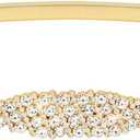 LIMHOO Women's Skinny Metal Waist Belt Elastic Thin Waist Belt for Dress Stretch Chain Belt (Hy19414-gold)