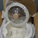 CAROTE 19 Pcs Pots and Pans Non Stick, Cookware Sets Detachable Handle, Induction Kitchen Pots and Pans, NonStick Cooking Set, Oven/Dishwasher/Fridge Safe, Space Saving (Cream White)