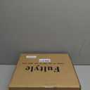 Round Side Table, Small Drink Table for Small Spaces, Modern Accent End Table Nightstand with Solid Wood Leg for Living Room, Bedroom, Corners, and Office (Black)