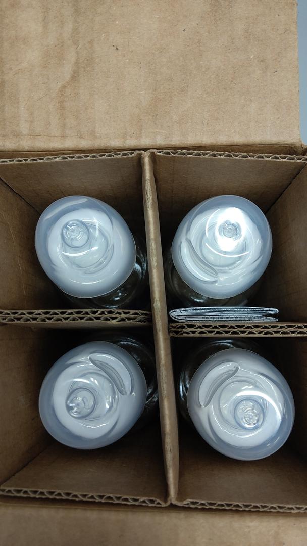 Dr. Brown's AntiColic Options+ Narrow Glass Baby Bottle with Level 1 Slow Flow Nipple, BPAFree, 8 oz/250 mL, 0m+, 4Pack