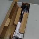 5/8 Diameter Curtain Rods 30-90 Inch, for 30-84 Inch Windows, Adjustable Splicing Black Curtain Rods for Windows with Brackets, Window Rod Long Small Curtains Rod, 2 Pack