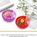 IMIKEYA 50pcs Clear Fillable Vending Machine - Colorful Plastic Balls for Crafts - Decorations and