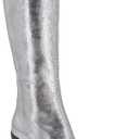 XOXO Women's Bella Knee High Boot (7, Silver)