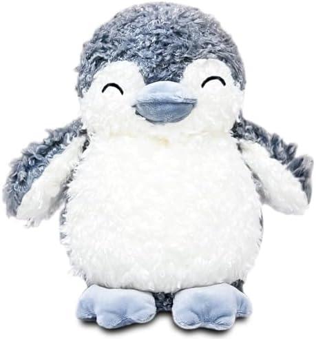 NuomiYue 11" Grey Penguin Stuffed Animals for Girls and Boys, Kawaii Animal Plush Toys for Babies and Kids, Cute Stuffed Penguin Plush Toys Birthdays, Christmas, Valentines Day Gifts, Party Favors