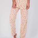 Real Essentials 3 Pack: Womens Fleece Ultra-Soft Comfy Pajama Lounge Pants Sleepwear (Available in Plus Size) (M)