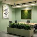 VMXWLL Be The Person You Want To Work With Canvas Wall Art Poster - Teamwork Motivational Decor for Office, Corporate and Workplace Spaces Unframed12x18inch(30x45cm)