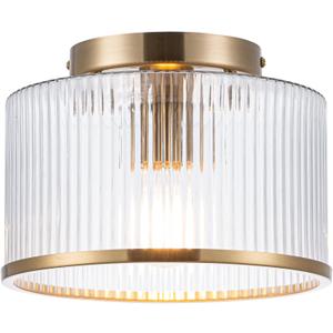 MAYNA Modern Gold Ceiling Light Fixture, 1-Light Hallway Light Fixtures Ceiling Mount, Dimmable Foyer Kitchen Lighting Fixtures for Bedroom Bathroom Dining Room Laundry Room Entryway