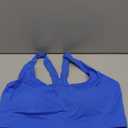 RUNNING GIRL High Impact Sports Bras for Women High Support Molded Cups, Adjustable Straps Sports Bra with Sewn in Pads (Large, Dazzling Blue)