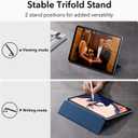 ESR for iPad(A16) 11th/10th Generation Case(2025/2022,10.9 Inch), Convenient Magnetic Attachment, Two-Way Trifold Stand, Lightweight Protection, Auto Sleep/Wake, Rebound Series, Blue