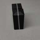 Goovilla 4x4 Post Caps Black(Actual 3.5" x 3.5"), 24 Pack Fence Post Caps with 48 Screws and Easy Installation, Sturdy Waterproof Plastic Deck Post Caps with Frosted Finishing Touch, Protect Wood Post