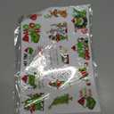 42 Pcs Christmas Face Transfers Stickers 6 Inch 3 Inch Large Small Faces Eyes Vinyl Decals for Crafts Glass Drinking Cups Ornaments Wood Decorations Balls Holiday Party Supplies (face42)