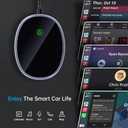 Wireless CarPlay Adapter for Apple CarPlay, Easy to Upgrade Wired CarPlay to Wireless,Auto Connect, Mini Size, Compatible with Cars from 2017 & iOS 10+