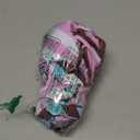 RoseSeek 2 Pack Leopard Print Bikini Sets Halter Triangle Top Brazilian Bottom Animal Print Swimwear Bundle (Medium, Pink White and Blue)