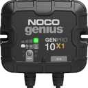 NOCO Genius GENPRO10X1, 1-Bank, 10A (10A/Bank) Smart Marine Battery Charger, 12V Waterproof Onboard Boat Charger, Battery Maintainer and Desulfator for AGM, Lithium (LiFePO4) and Deep-Cycle Batteries
