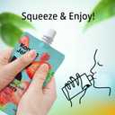 Hethstia Konjac Jelly Strawberry Flavor with Collagen Peptides  10 Pouches Drinkable Strawberry Jello, 7 Kcal, 0 Sugar, Keto, Gluten-Free, Vitamin C Healthy Snacks & Food Gifts