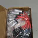 8 Pack Red Square Ignition Coil Pack and Spark Plugs and Wires Set for Chevrolet Chevy Silverado 1500 2500 HD Avalanche Suburban Express GMC Savana Sierra, for Hummer H2 4.8L 5.3L 6.0L Replaces UF271