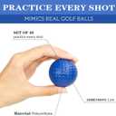 40 Pack Foam Golf Practice Balls - Realistic Feel and Limited Flight Training Balls for Indoor or Outdoor