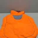 Kuoser Dog Jacket, Dog Coats for Large Dogs, Winter Waterproof Big Doggie Hunting Vest, Reflective Dogs Cold Weather Coat, Windproof Turtleneck Pet Puffer Jacket Snowsuit Clothes with Harness Hole (Orange)