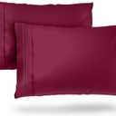 Cosy House Collection Everyday 1500 Series Pillowcases - Bedroom Essentials - Luxury Hotel Quality - Silky Soft & Smooth - Gentle & Skin Friendly - Set of 2 (Standard, Fuchsia)