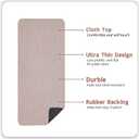 Bosap Bath Mat,Ultra Thin Bathroom Runner Rugs,Large Bath Mats for Bathroom,Quick Dry,Non-Slip,Machine Washable,Low Pile,Bath Rug,Shower Outside,Sink,Home Decor Accessories.Beige,2'x6'(24x72inch)