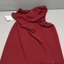 WAYMAKER Women's Sexy V Neck Spaghetti Strap Sleeveless Wrap Ruched Side Slit Bodycon Cocktail Party Wedding Guest Dress (Medium, Wine Red)