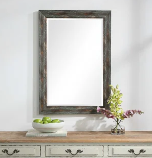 DI PN 22x28 Rusty Bevel Mirror Frame DI PN 22x28 Rusty Bevel Mirror Frame