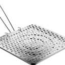 Ibili Foldable Tin Plate Stovetop Bread Toaster  Ideal for Home and Camping Use  for Gas Flames and Campfires  Compact and Portable Design  Made in Spain  7.8 x 7.8 Inches (20 x 20 x 5 cm)