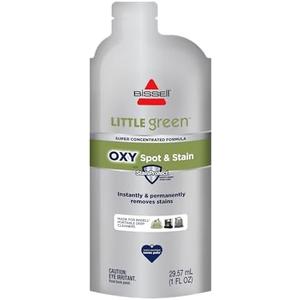 NEW BISSELL Little Green Pro Oxy Spot & Stain Super Concentrate Cleaning Formula for Portable Deep Cleaners, 5 Super Concentrate Pouches