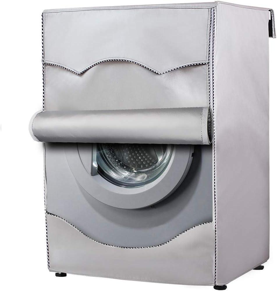 Mr.You Waterproof Dust-Proof Washer Cover for Front-Load Machines 27W33D39H  Heavy-Duty Silver-Coated Polyester, Easy-Clean, Universal Fit (XX-Large)