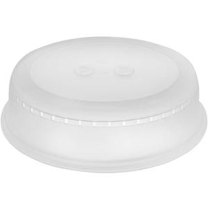 YBM HOME Microwave Splatter Cover Keeps Your Microwave Spotless During Food Heating, Anti-Splatter Plate Lid Cover, BPA Free and Dishwasher Safe (1, 3.25x11x10)