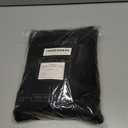 EliteCover 36 inch 600D Heavy Duty Outdoor Fire Pit Cover Round with Waterproof,UV & Fade Resistant, Firepit Covers Round (Black)