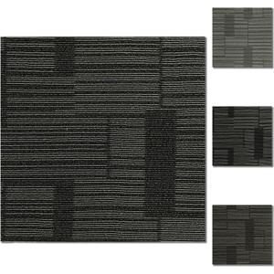 24" x 24" Self-Adhesive Carpet Tiles, 10 Pack Peel and Stick Carpet Squares for Indoor Flooring, Non-Slip Squares Carpet Floor Tile for Basement, Bedroom, Office, Easy DIY Installation