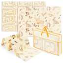 Baby Floor Play Mat Foldable 70.9" x 47.2" x 0.4", Non-Slip Waterproof Foam Play Mat for Kids, Toddlers and Babies, Reversible Design - Forest and City Streets Theme, Easy Storage and Travel