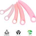 Silicone Pelvic Floor Muscle Exerciser Trainer Set - Pink