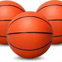 Amarlozn 5" Mini Foam Basketball Set, 3 PCS Orange, Ideal for Kids, Toddlers, Beach, Pool, Indoor & Outdoor Play