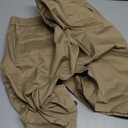 PLEPAN Mens Cotton 7'' inch Golf Dress Shorts Elastic Waistband Summer Chino Shorts XXL