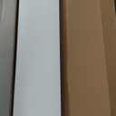 White Floating Book Shelves for Wall, 36 Inch Wall Bookshelf for Kids Bedroom, Large Deep Hanging Shelves with Metal Brackets for Living Room Office Dcor Indoor Plants (3-Pack)