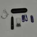 Oral-B iO Deep Clean + Whiten Rechargeable Electric Toothbrush with Visible Pressure Sensor, 2 Minute Timer, 5 Cleaning Settings, 1 iO5 Limited, 3 Toothbrush Heads, Travel Case & Refill Holder, Black