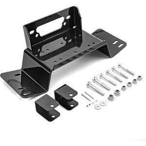 WeiSen Front Bumper Winch Mount Plate Kit Compatible with Honda Pioneer 700 and 700-4 2014-2025