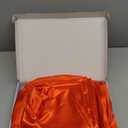 VACVELT 2-Piece Satin Fitted Sheet Set Twin Size, Red Bottom Bed Sheet with 1 Pillowcase, Similar to Silk Sheets, Luxury & Silky Bedding Set, 15 Inch Deep Pocket